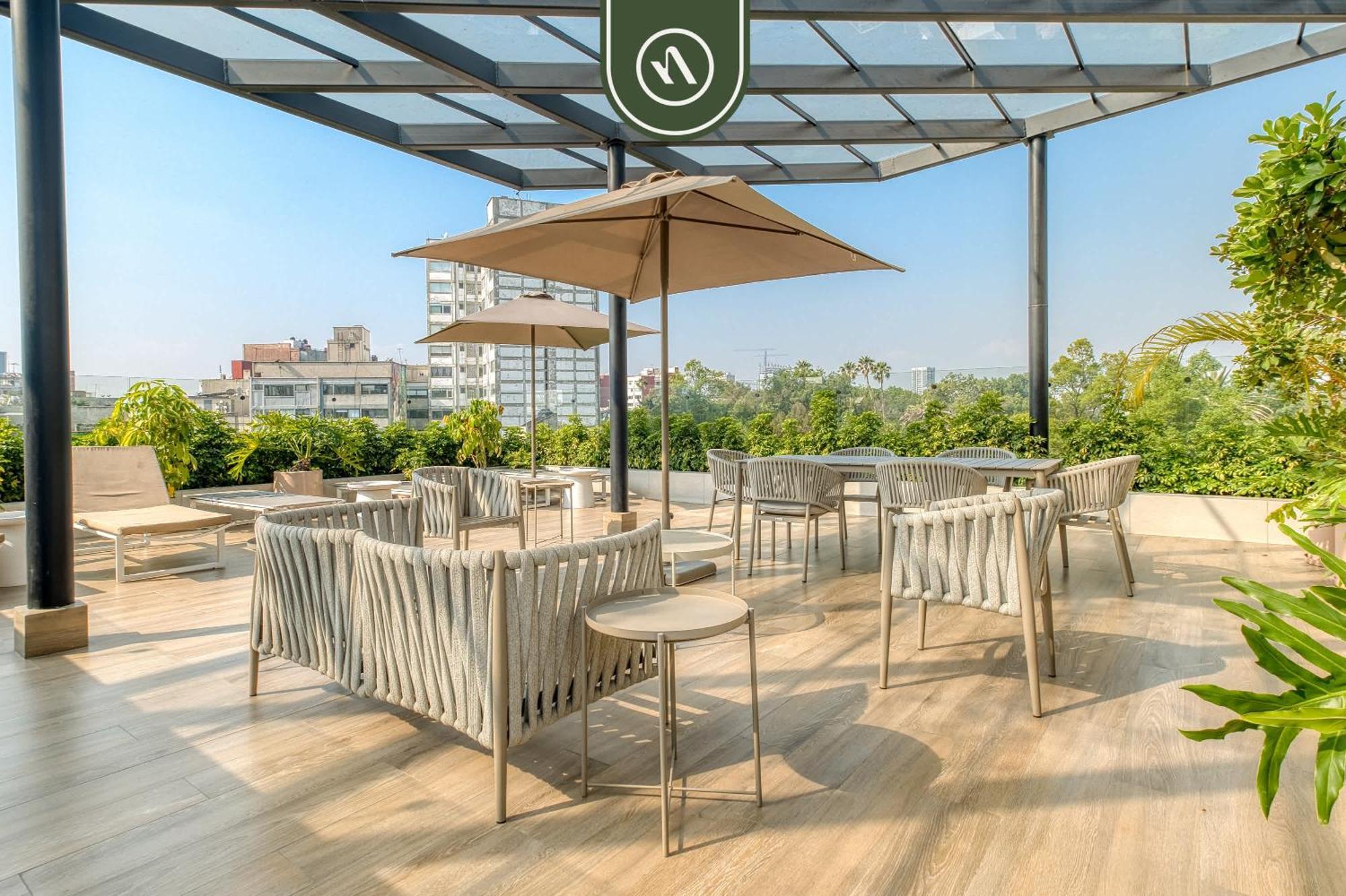 Luxury 2 Bedroom - Rooftop Pool With View Mexico City